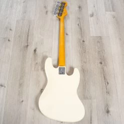 Fender American Vintage II 1966 Left-Hand Jazz Bass, Rosewood Fretboard, Olympic White -Musical Instrument Shop 20230706 dsc01423