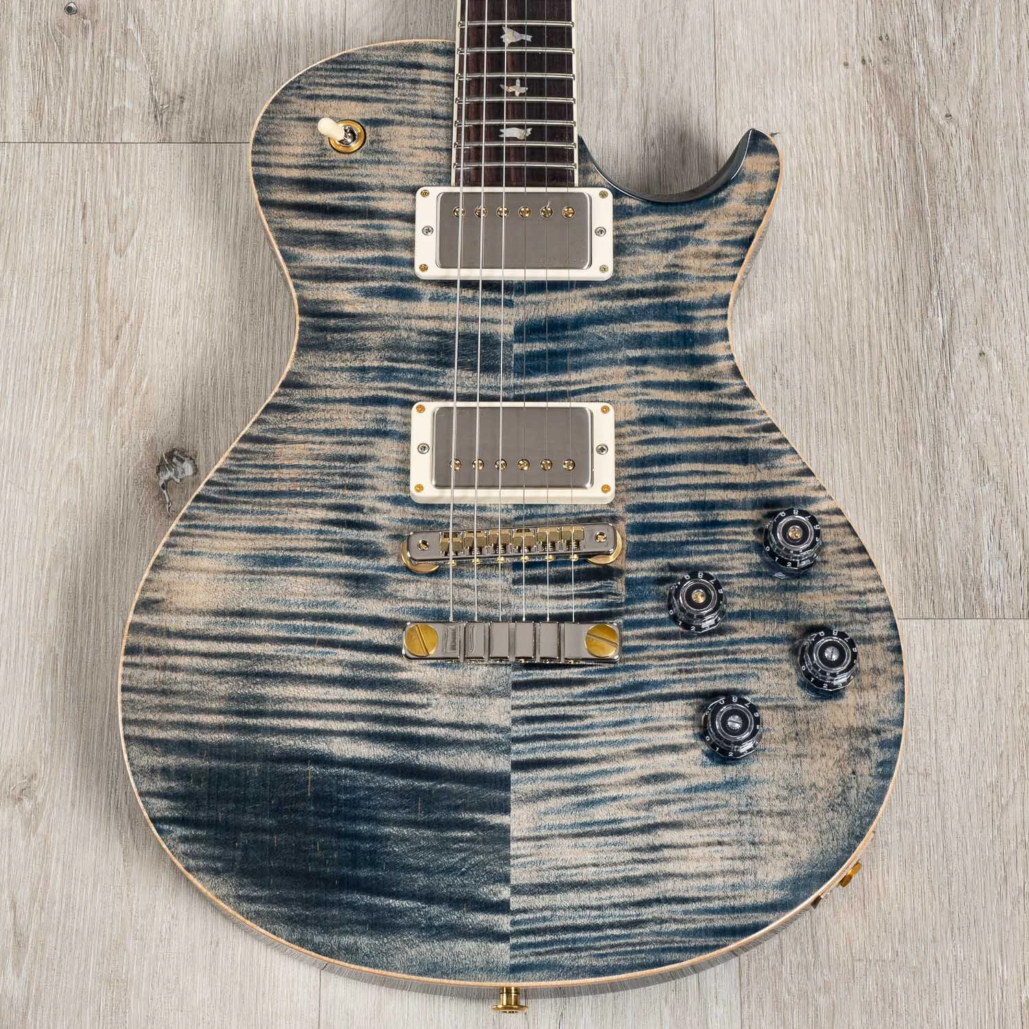 PRS Paul Reed Smith McCarty 594 Singlecut 10-Top Guitar, Faded Whale Blue 3 PRS Paul Reed Smith McCarty 594 Singlecut 10-Top Guitar, Faded Whale Blue