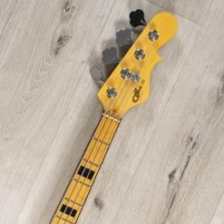 G&L Tribute LB-100 Bass, Maple Fretboard, White Pickguard, 3-Tone Sunburst -Musical Instrument Shop 20230711 20230711 dsc02060