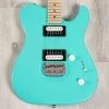 G&L USA Custom Shop ASAT HH RMC Guitar, Quartersawn Maple Neck, Surf Green Metallic Pearl -Musical Instrument Shop 20230711 20230711 dsc02138