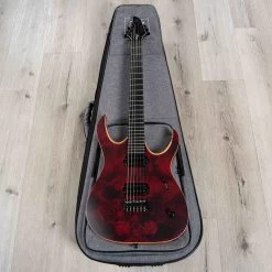 Mayones Duvell Elite 6 Guitar, Ebony Fretboard, Trans Dirty-Red Satine 22 Mayones Duvell Elite 6 Guitar, Ebony Fretboard, Trans Dirty-Red Satine -Musical Instrument Shop 20230711 20230711 dsc02213