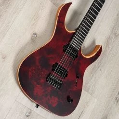 Mayones Duvell Elite 6 Guitar, Ebony Fretboard, Trans Dirty-Red Satine 14 Mayones Duvell Elite 6 Guitar, Ebony Fretboard, Trans Dirty-Red Satine -Musical Instrument Shop 20230711 20230711 dsc02219