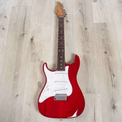 Suhr Custom Standard Left-Handed Guitar, Indian Rosewood Fretboard, Trans Red 15 Suhr Custom Standard Left-Handed Guitar, Indian Rosewood Fretboard, Trans Red -Musical Instrument Shop 20230713 20230713 dsc02748