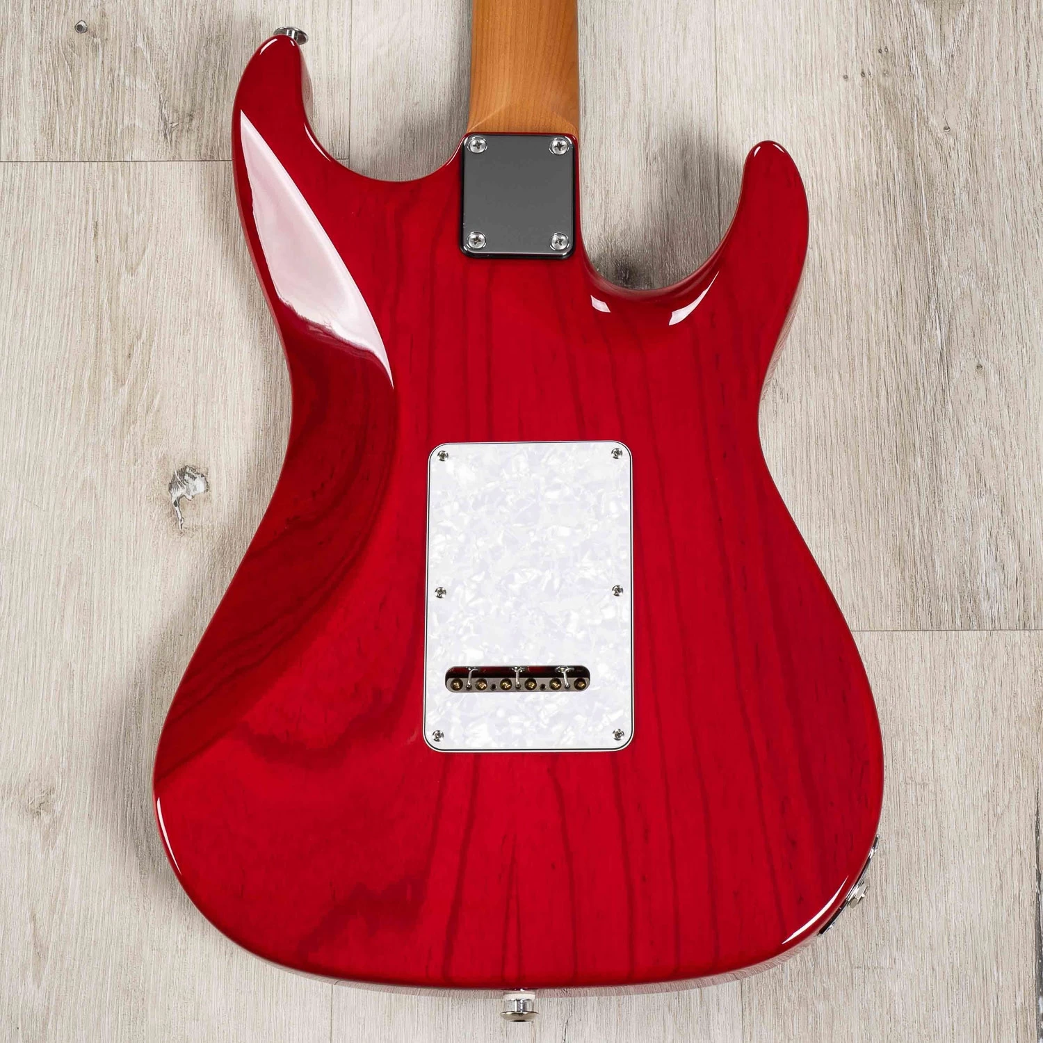 Suhr Custom Standard Left-Handed Guitar, Indian Rosewood Fretboard, Trans Red 9 Suhr Custom Standard Left-Handed Guitar, Indian Rosewood Fretboard, Trans Red - Image 7