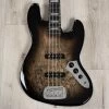 G&L USA Custom Shop JB Bass, Ebony Fretboard, 3A Roasted Flame Maple Neck, Swamp Ash, Blackburst -Musical Instrument Shop 20230713 dsc02811 1