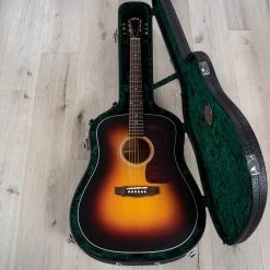 Guild D-40E Dreadnought Acoustic-Electric Guitar, Rosewood Fretboard, Antique Burst, Hard Case -Musical Instrument Shop 20230713 dsc03089 1