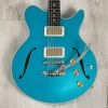Eastman Romeo LA Semi-Hollow Guitar, Ebony Fretboard, Celestine Blue 2 Eastman Romeo LA Semi-Hollow Guitar, Ebony Fretboard, Celestine Blue -Musical Instrument Shop 20230714 dsc03489