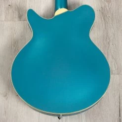 Eastman Romeo LA Semi-Hollow Guitar, Ebony Fretboard, Celestine Blue -Musical Instrument Shop 20230714 dsc03504