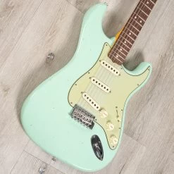 Fender Custom Shop 1963 Stratocaster Journeyman Relic Closet Classic Guitar, Surf Green -Musical Instrument Shop 20230717 dsc04021