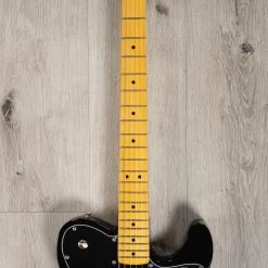 Fender American Vintage II 1975 Telecaster Deluxe Guitar, Maple Fretboard, Black -Musical Instrument Shop 20230721 dsc09609