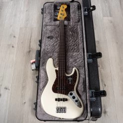 Fender American Professional II Jazz Bass Fretless, Rosewood Fingerboard, Olympic White -Musical Instrument Shop 20230721 dsc09629