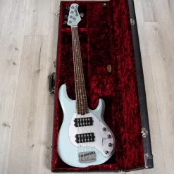 Ernie Ball Music Man StingRay Special 5 HH 5-String Bass, Rosewood Fretboard, Sea Breeze -Musical Instrument Shop 20230721 dsc09746