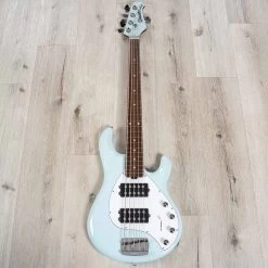 Ernie Ball Music Man StingRay Special 5 HH 5-String Bass, Rosewood Fretboard, Sea Breeze -Musical Instrument Shop 20230721 dsc09748