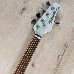 Ernie Ball Music Man StingRay Special 5 HH 5-String Bass, Rosewood Fretboard, Sea Breeze -Musical Instrument Shop 20230721 dsc09758