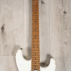 EVH Frankie Relic Series Guitar, Maple Fretboard, Relic White -Musical Instrument Shop 20230721 dsc09882