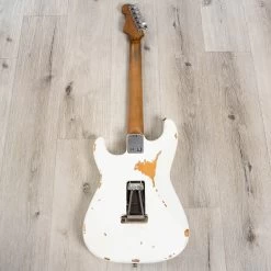 EVH Frankie Relic Series Guitar, Maple Fretboard, Relic White -Musical Instrument Shop 20230721 dsc09895