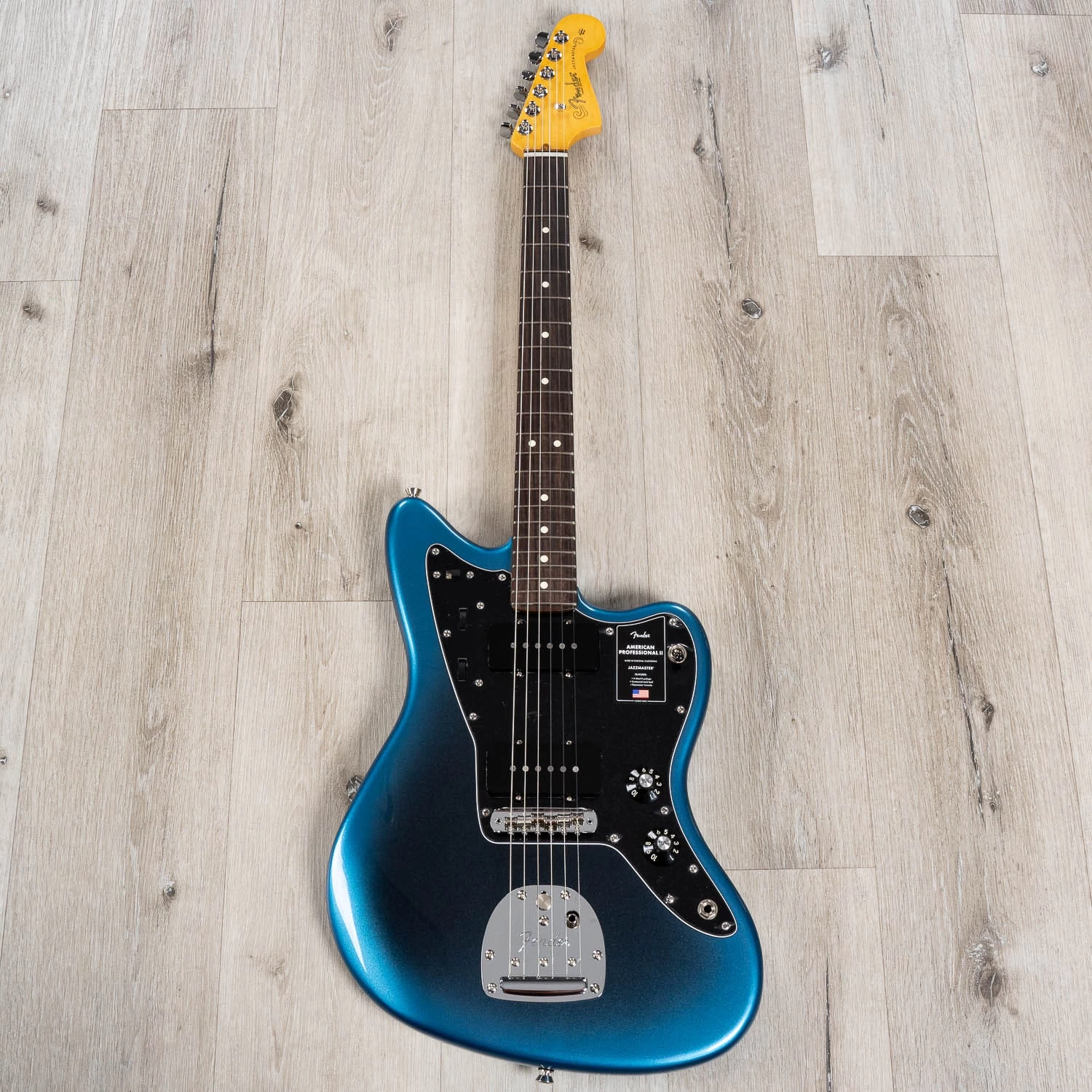 Fender American Professional II Jazzmaster Guitar, Rosewood Fingerboard, Dark Night 5 Fender American Professional II Jazzmaster Guitar, Rosewood Fingerboard, Dark Night - Image 3