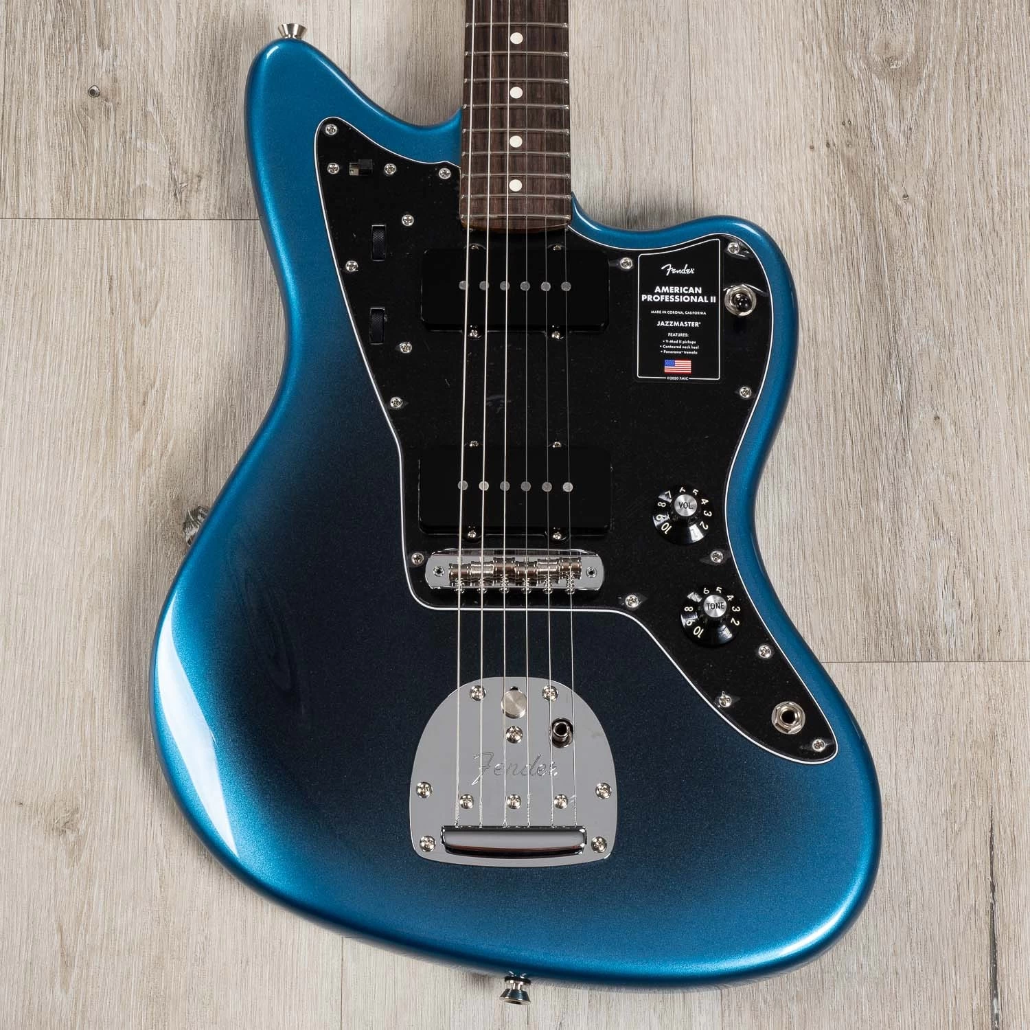 Fender American Professional II Jazzmaster Guitar, Rosewood Fingerboard, Dark Night 3 Fender American Professional II Jazzmaster Guitar, Rosewood Fingerboard, Dark Night