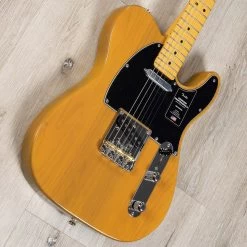 Fender American Professional II Telecaster Guitar, Maple Fingerboard, Butterscotch Blonde -Musical Instrument Shop 20230725 dsc00463 1