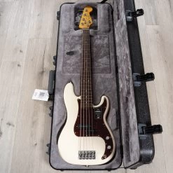 Fender American Professional II Precision Bass V 5-String, Rosewood Fingerboard, Olympic White -Musical Instrument Shop 20230725 dsc00636