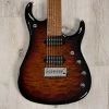 Ernie Ball Music Man John Petrucci JP15 7-String Guitar, Tiger Eye Quilt Top