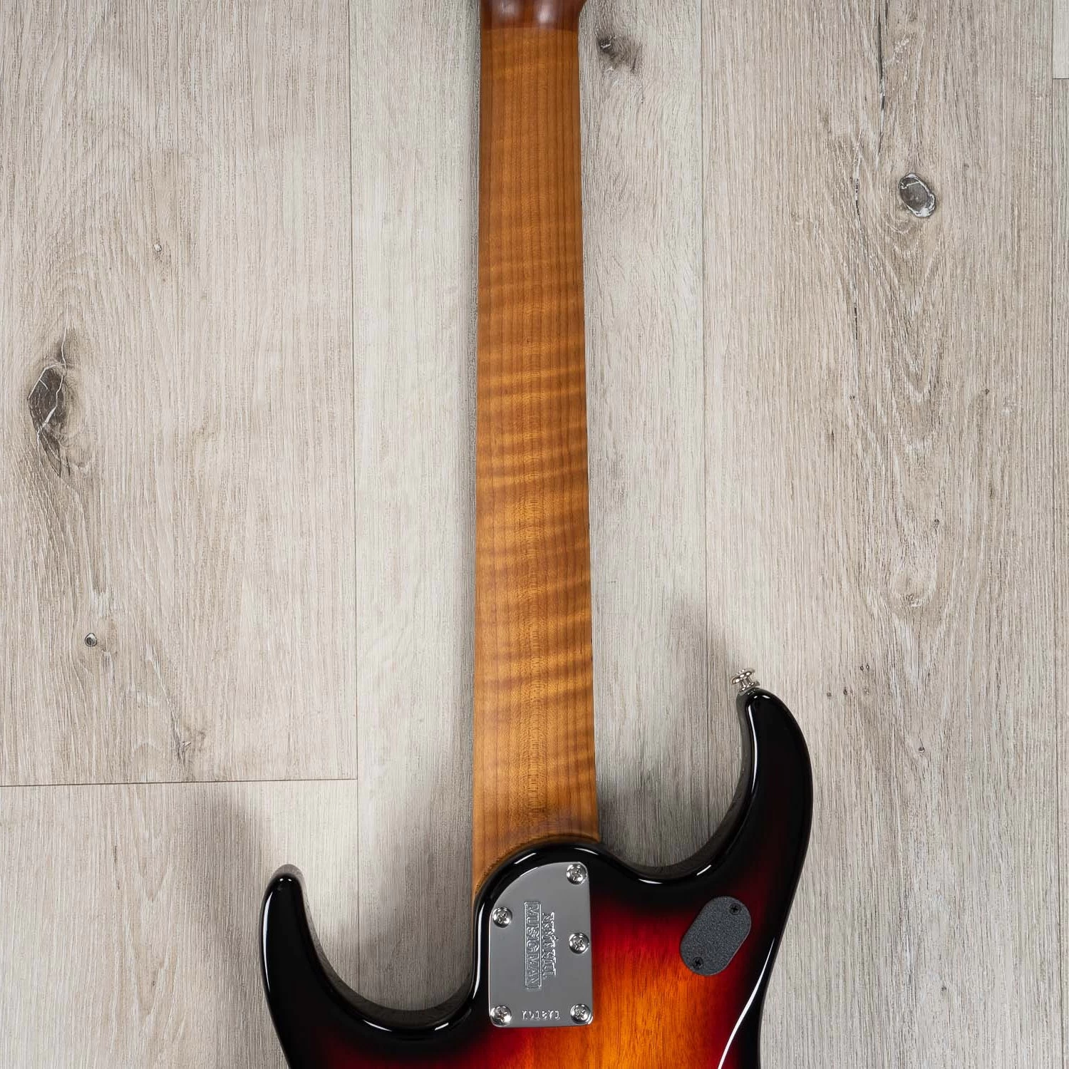 Ernie Ball Music Man John Petrucci JP15 7-String Guitar, Tiger Eye Quilt Top 7 Ernie Ball Music Man John Petrucci JP15 7-String Guitar, Tiger Eye Quilt Top - Image 5