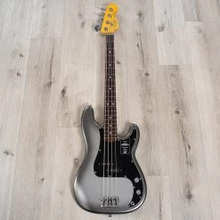 Fender American Professional II Precision Bass, Rosewood Fretboard, Mercury -Musical Instrument Shop 20230801 dsc00171