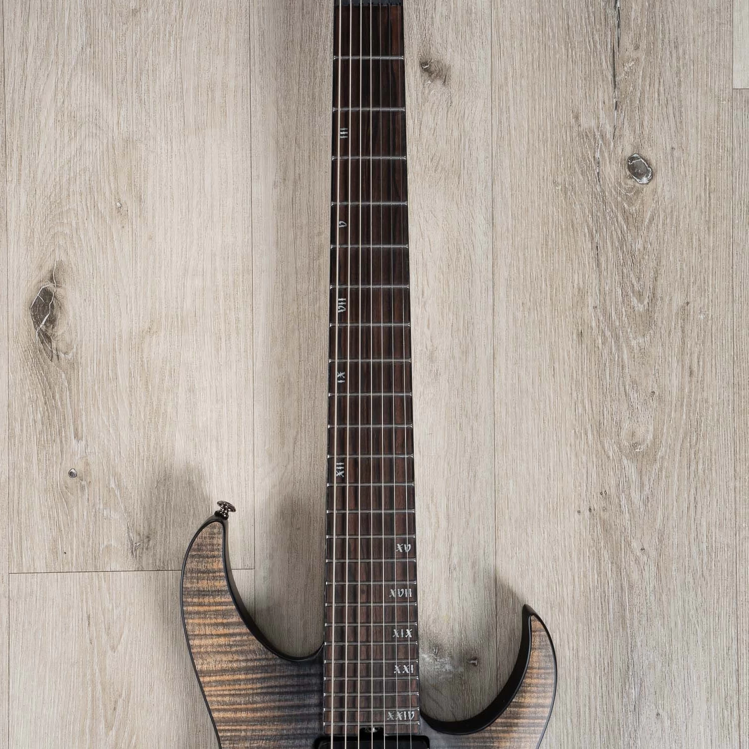 Schecter 1415 Banshee Mach-7 Evertune 7-String Guitar, Ebony Fretboard, Fallout Burst 6 Schecter 1415 Banshee Mach-7 Evertune 7-String Guitar, Ebony Fretboard, Fallout Burst - Image 4
