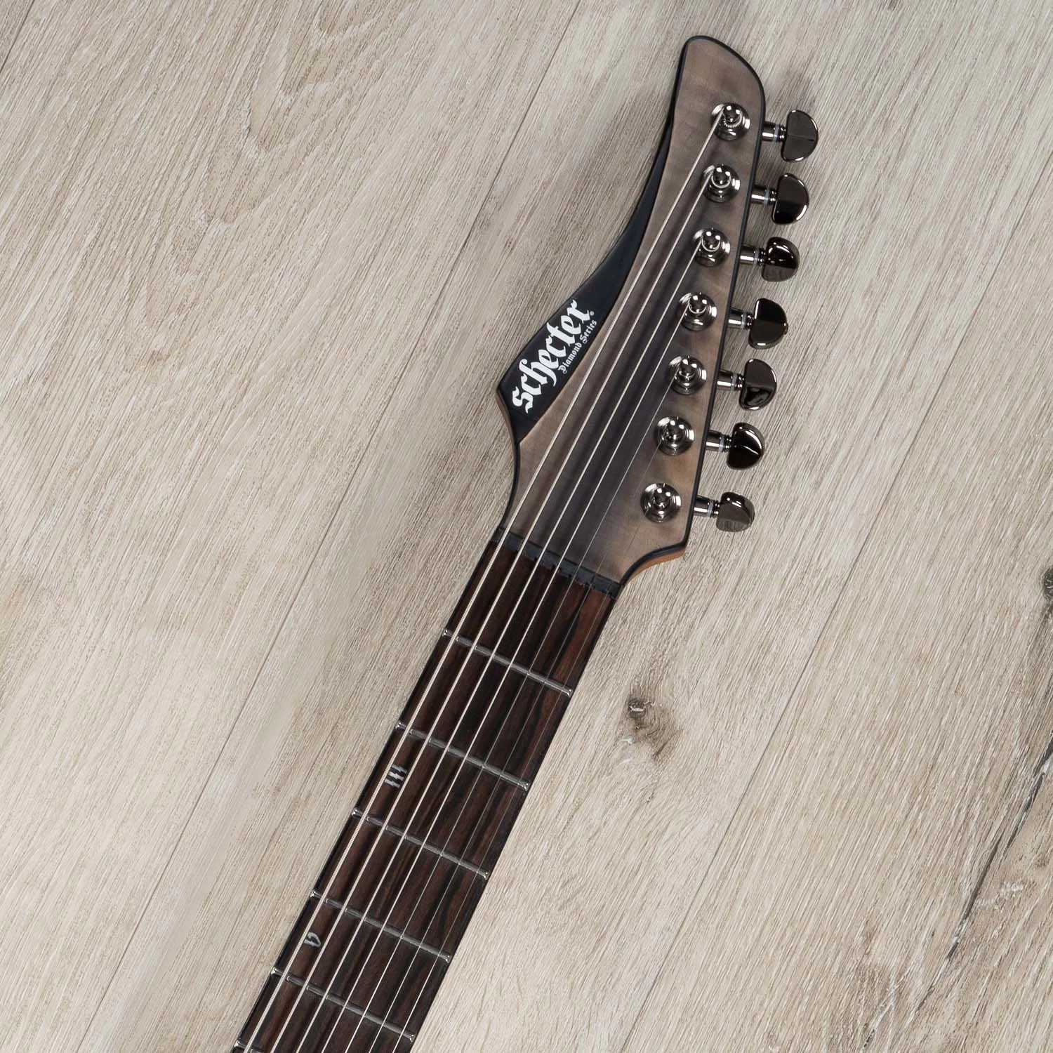 Schecter 1415 Banshee Mach-7 Evertune 7-String Guitar, Ebony Fretboard, Fallout Burst 10 Schecter 1415 Banshee Mach-7 Evertune 7-String Guitar, Ebony Fretboard, Fallout Burst - Image 8