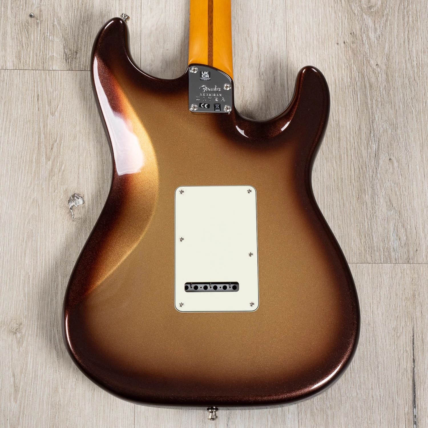 Fender American Ultra Stratocaster Left-Hand Guitar, Maple Fretboard, Mocha Burst 9 Fender American Ultra Stratocaster Left-Hand Guitar, Maple Fretboard, Mocha Burst - Image 7
