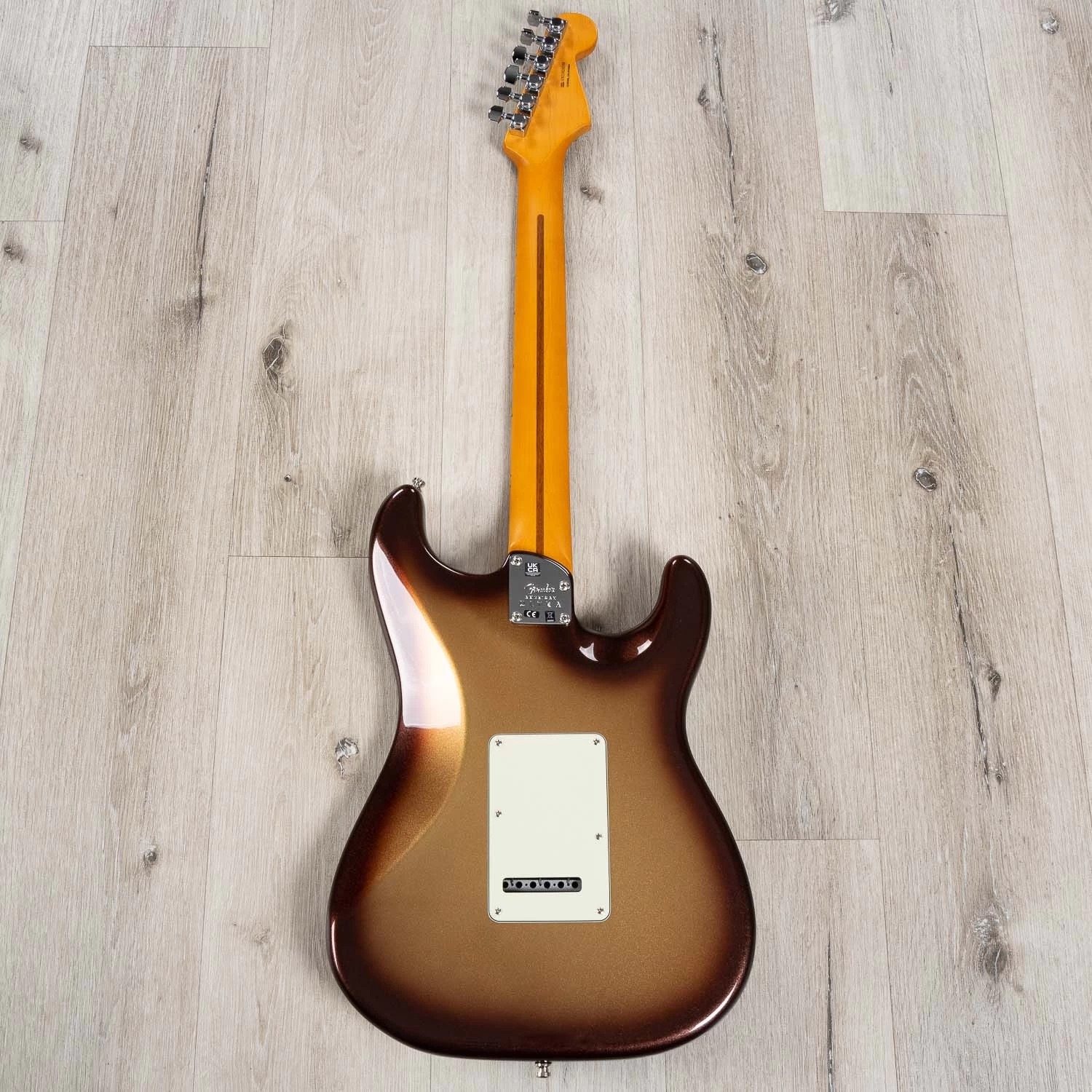 Fender American Ultra Stratocaster Left-Hand Guitar, Maple Fretboard, Mocha Burst 8 Fender American Ultra Stratocaster Left-Hand Guitar, Maple Fretboard, Mocha Burst - Image 6