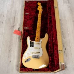 Fender American Vintage II 1957 Stratocaster Left-Hand Guitar, Maple Fretboard, Vintage Blonde -Musical Instrument Shop 20230810 20230810 dsc01988