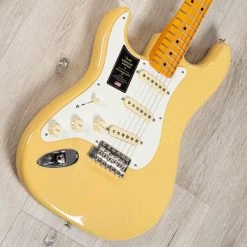 Fender American Vintage II 1957 Stratocaster Left-Hand Guitar, Maple Fretboard, Vintage Blonde -Musical Instrument Shop 20230810 20230810 dsc01997