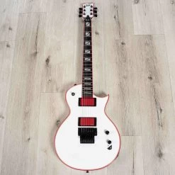 ESP LTD Gary Holt GH-600 Electric Guitar, Macassar Ebony, Snow White -Musical Instrument Shop 20230811 20230811 dsc02340