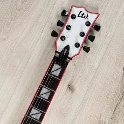 ESP LTD Gary Holt GH-600 Electric Guitar, Macassar Ebony, Snow White -Musical Instrument Shop 20230811 20230811 dsc02352