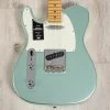 Fender American Professional II Telecaster Left-Handed Guitar, Maple Fretboard, Mystic Surf Green -Musical Instrument Shop 20230814 dsc02498
