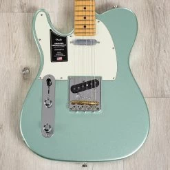 Fender American Professional II Telecaster Left-Handed Guitar, Maple Fretboard, Mystic Surf Green