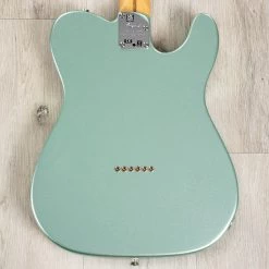 Fender American Professional II Telecaster Left-Handed Guitar, Maple Fretboard, Mystic Surf Green -Musical Instrument Shop 20230814 dsc02522