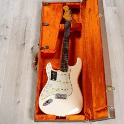 Fender American Vintage II 1961 Stratocaster Left-Hand Guitar, Rosewood Fretboard, Olympic White -Musical Instrument Shop 20230814 dsc02612