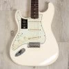 Fender American Vintage II 1961 Stratocaster Left-Hand Guitar, Rosewood Fretboard, Olympic White -Musical Instrument Shop 20230814 dsc02619
