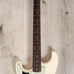 Fender American Vintage II 1961 Stratocaster Left-Hand Guitar, Rosewood Fretboard, Olympic White -Musical Instrument Shop 20230814 dsc02625