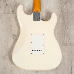 Fender American Vintage II 1961 Stratocaster Left-Hand Guitar, Rosewood Fretboard, Olympic White -Musical Instrument Shop 20230814 dsc02640