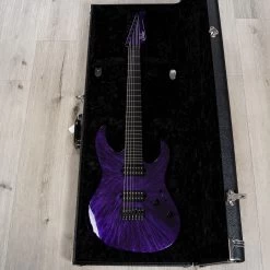 Suhr Custom Modern 7 7-String Guitar, Ebony Fretboard, Pau Ferro Neck Back, Purple Nova -Musical Instrument Shop 20230815 dsc02731