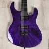 Suhr Custom Modern 7 7-String Guitar, Ebony Fretboard, Pau Ferro Neck Back, Purple Nova