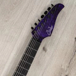 Suhr Custom Modern 7 7-String Guitar, Ebony Fretboard, Pau Ferro Neck Back, Purple Nova -Musical Instrument Shop 20230815 dsc02747