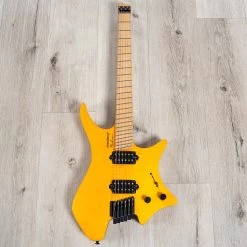Strandberg Boden Standard NX 6 Headless Multi-Scale Guitar, Amber -Musical Instrument Shop 20230821 dsc03880