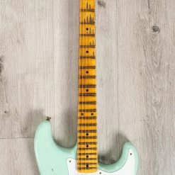 Fender Custom Shop '58 Strat Relic Guitar, Maple Neck, Super Faded Aged Surf Green -Musical Instrument Shop 20230821 dsc04014