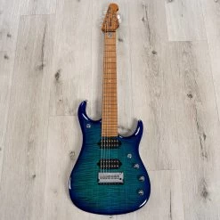 Ernie Ball Music Man John Petrucci JP15 7-String Guitar, Cerulean Paradise Flame -Musical Instrument Shop 20230822 dsc04176
