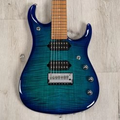 Ernie Ball Music Man John Petrucci JP15 7-String Guitar, Cerulean Paradise Flame