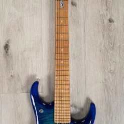 Ernie Ball Music Man John Petrucci JP15 7-String Guitar, Cerulean Paradise Flame -Musical Instrument Shop 20230822 dsc04184